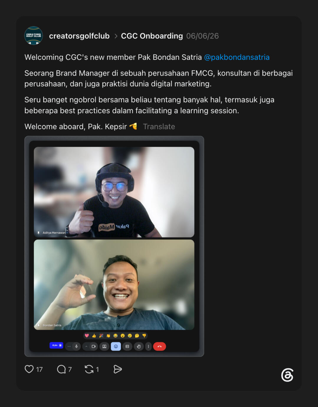 CGC Onboarding CGC Onboarding